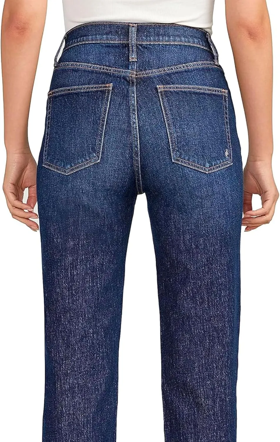Silver Jeans Co. Women's Highly Desirable High Rise Straight Leg Jeans
