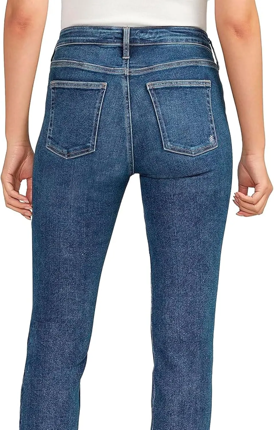 Silver Jeans Co. Women's Infinite Fit Mid Rise Straight Leg Jeans