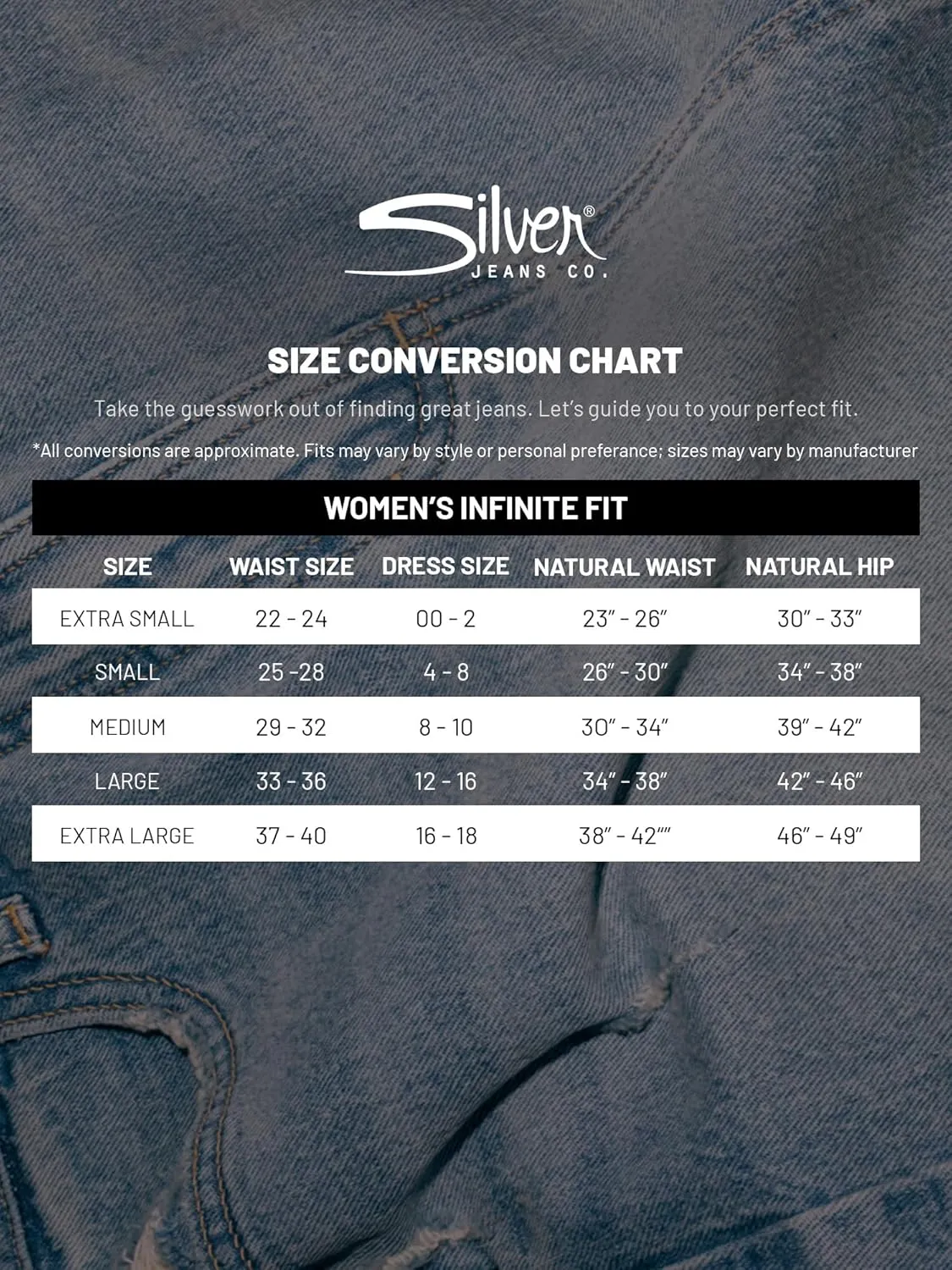 Silver Jeans Co. Women's Infinite Fit Mid Rise Straight Leg Jeans