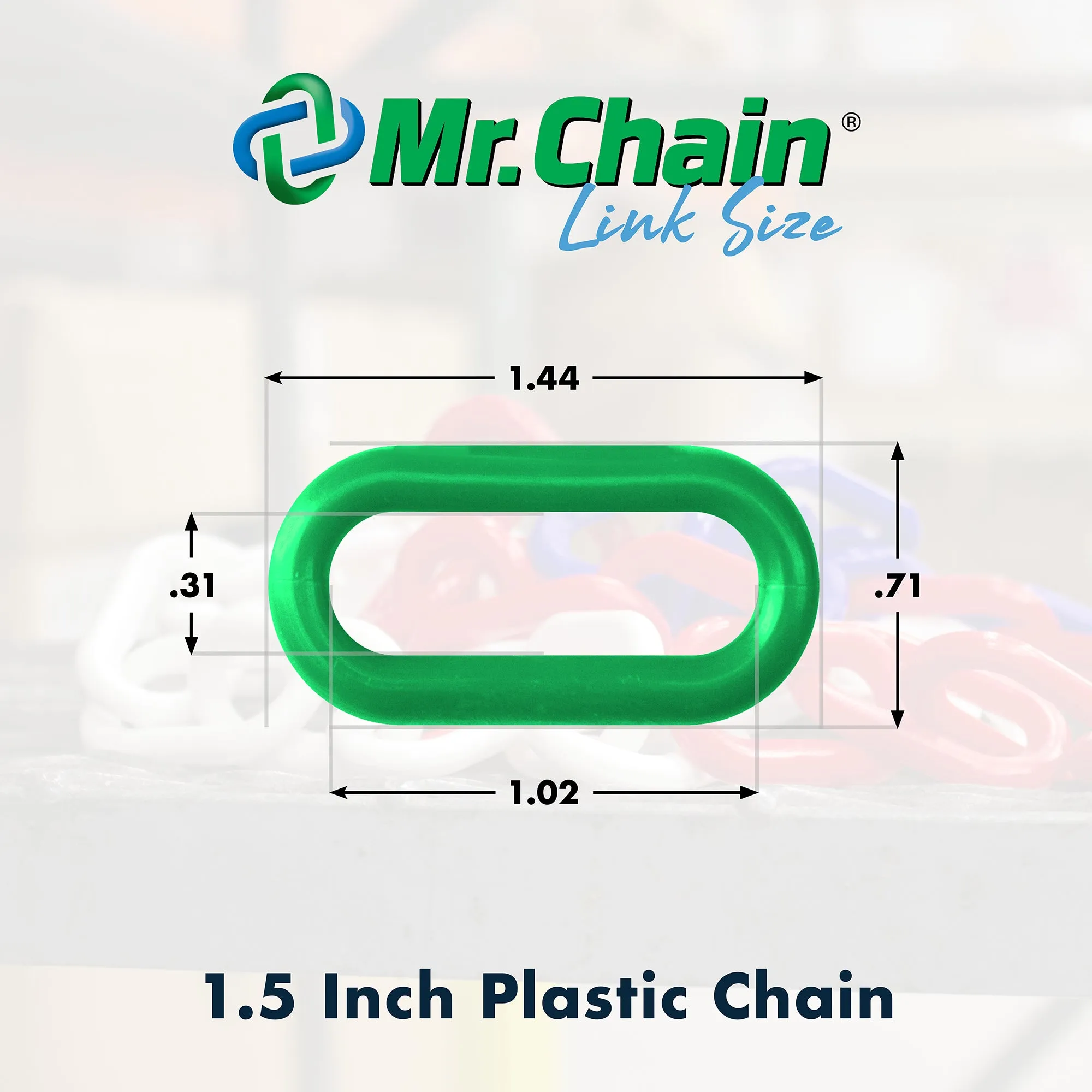 Silver Plastic Chain