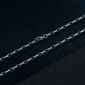 Simple Stainless Steel Box Chain