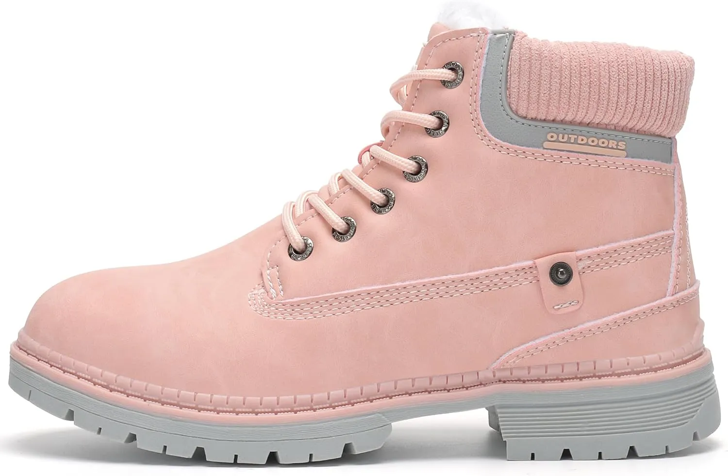 SKDOIUL Women Snow Boots Insulated Waterproof Outdoor Hiking Boots Leather