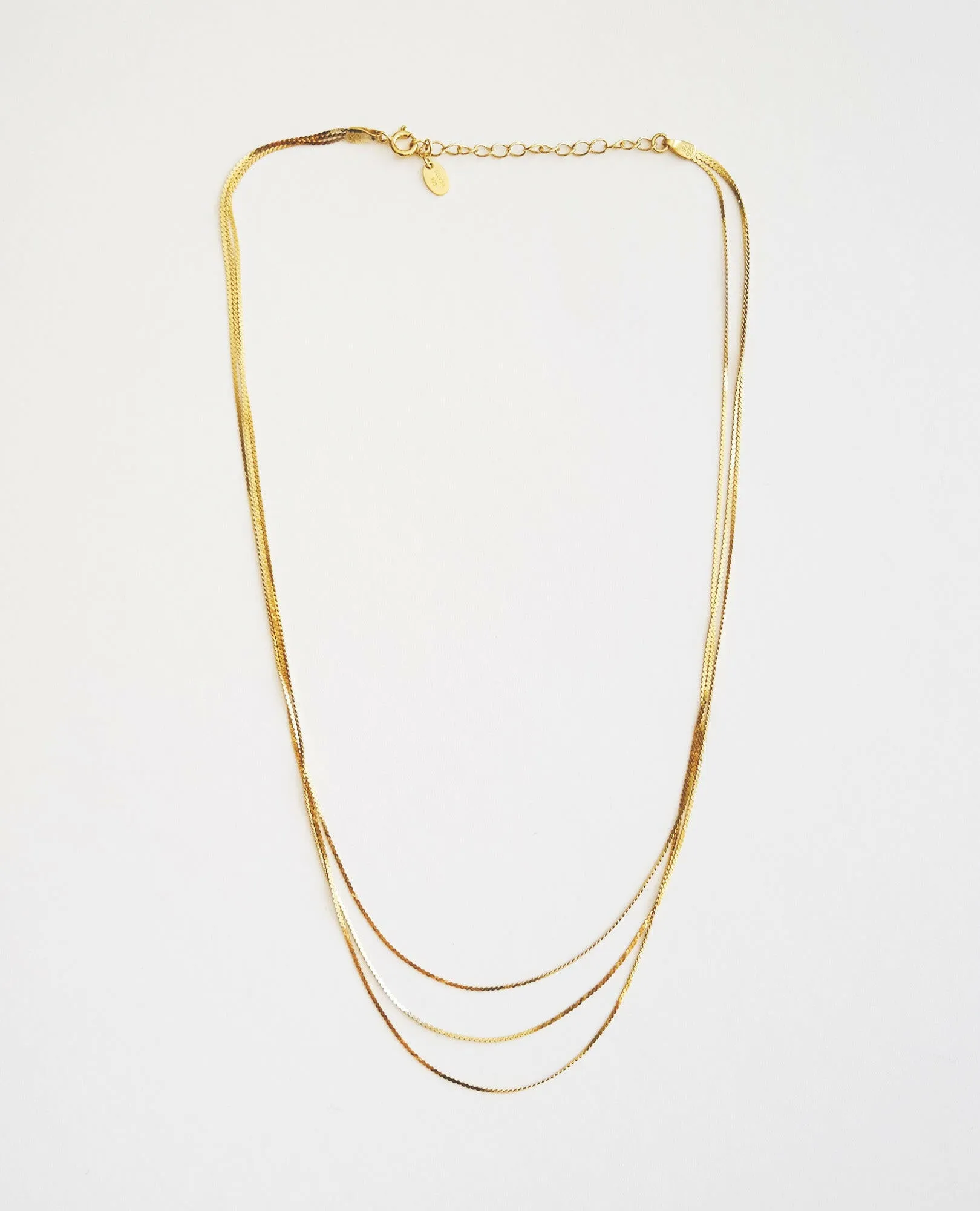 Sleek 3 Line Necklace