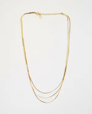 Sleek 3 Line Necklace