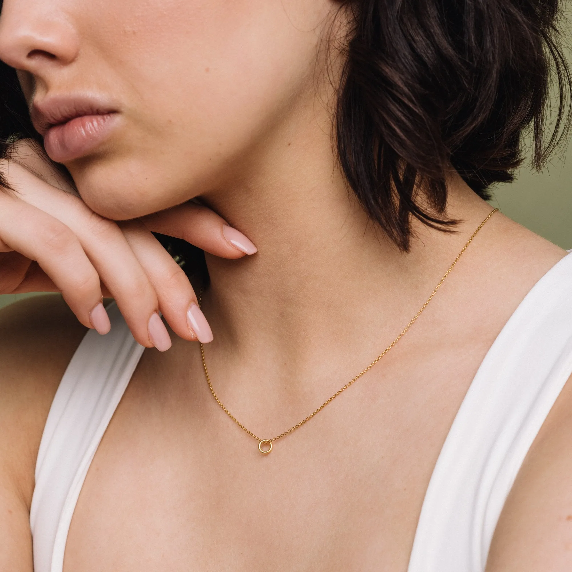 Small Circle Necklace