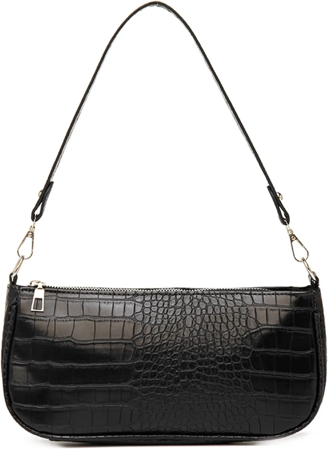 Small Shoulder Bags for Women Retro Classic Tote Purse Handbag Crocodile Pattern Clutch