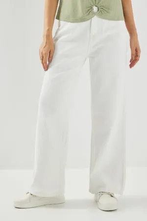 Solid Denim Regular Fit Women's Jeans