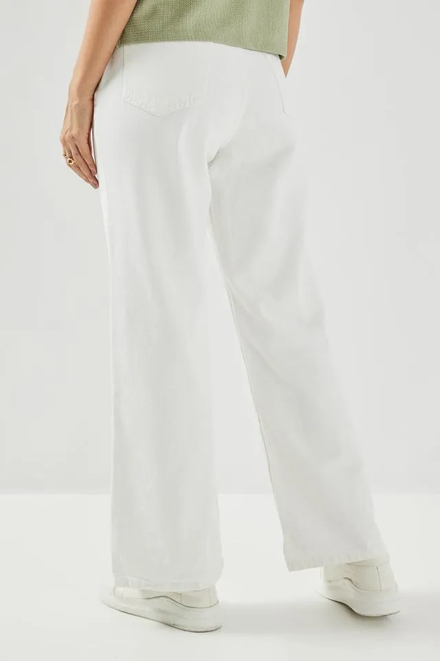 Solid Denim Regular Fit Women's Jeans