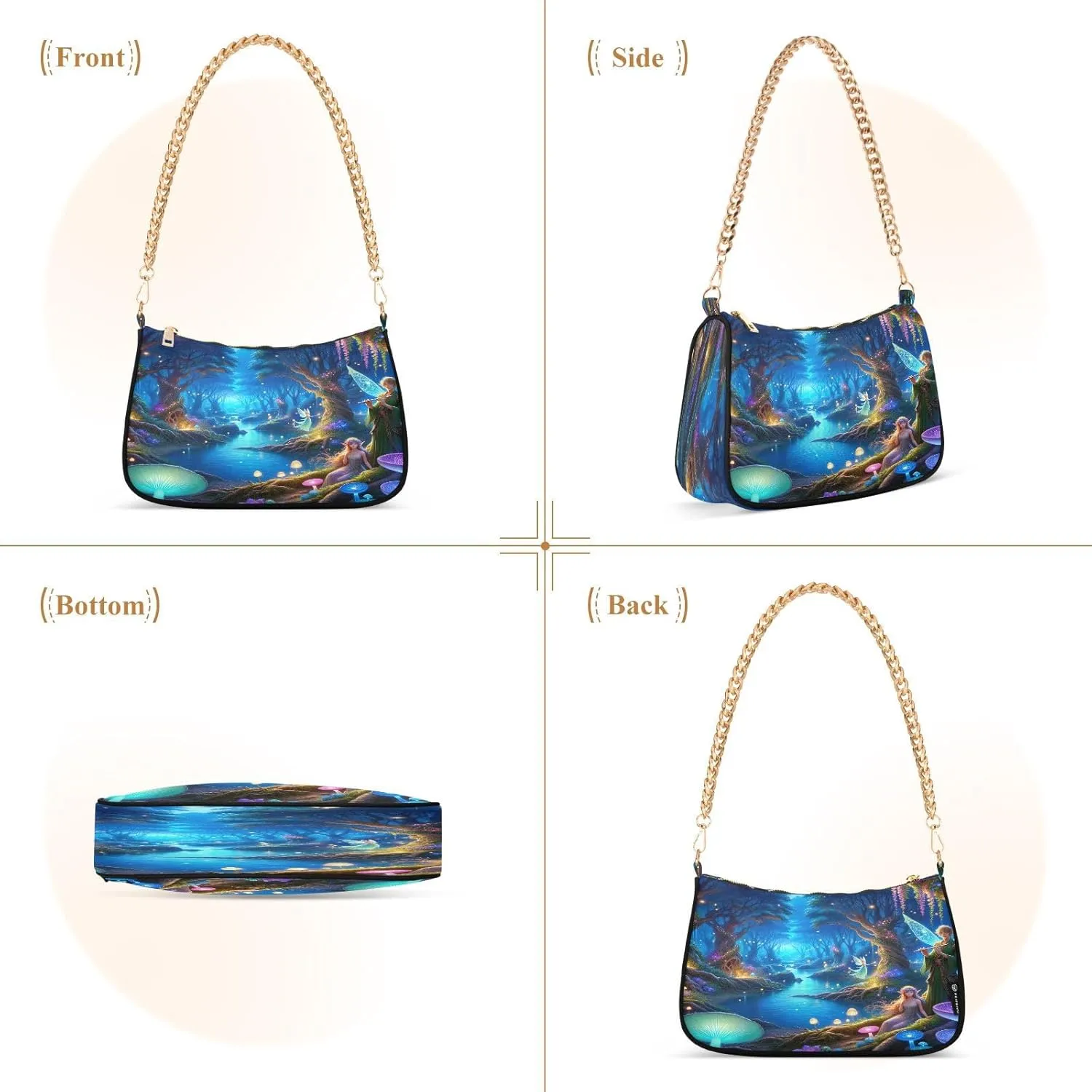 Space Solar System Planets Elements Woman Tote Bag Purse, Womens Crossbody Bag