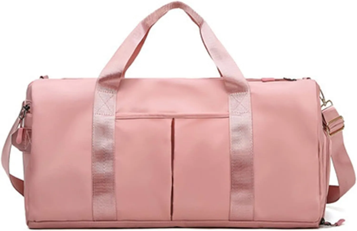 Sports Duffel Bags Dry Wet Black Gym Bag Women Shoe Compartment Training Yoga Sac De Sport Bags For Fitness(Pink)