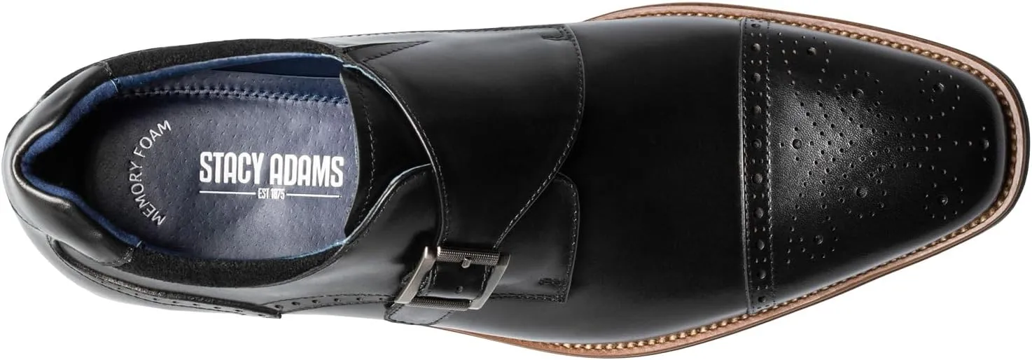 Stacy Adams Men's, Mathis Cap Toe Monk Strap
