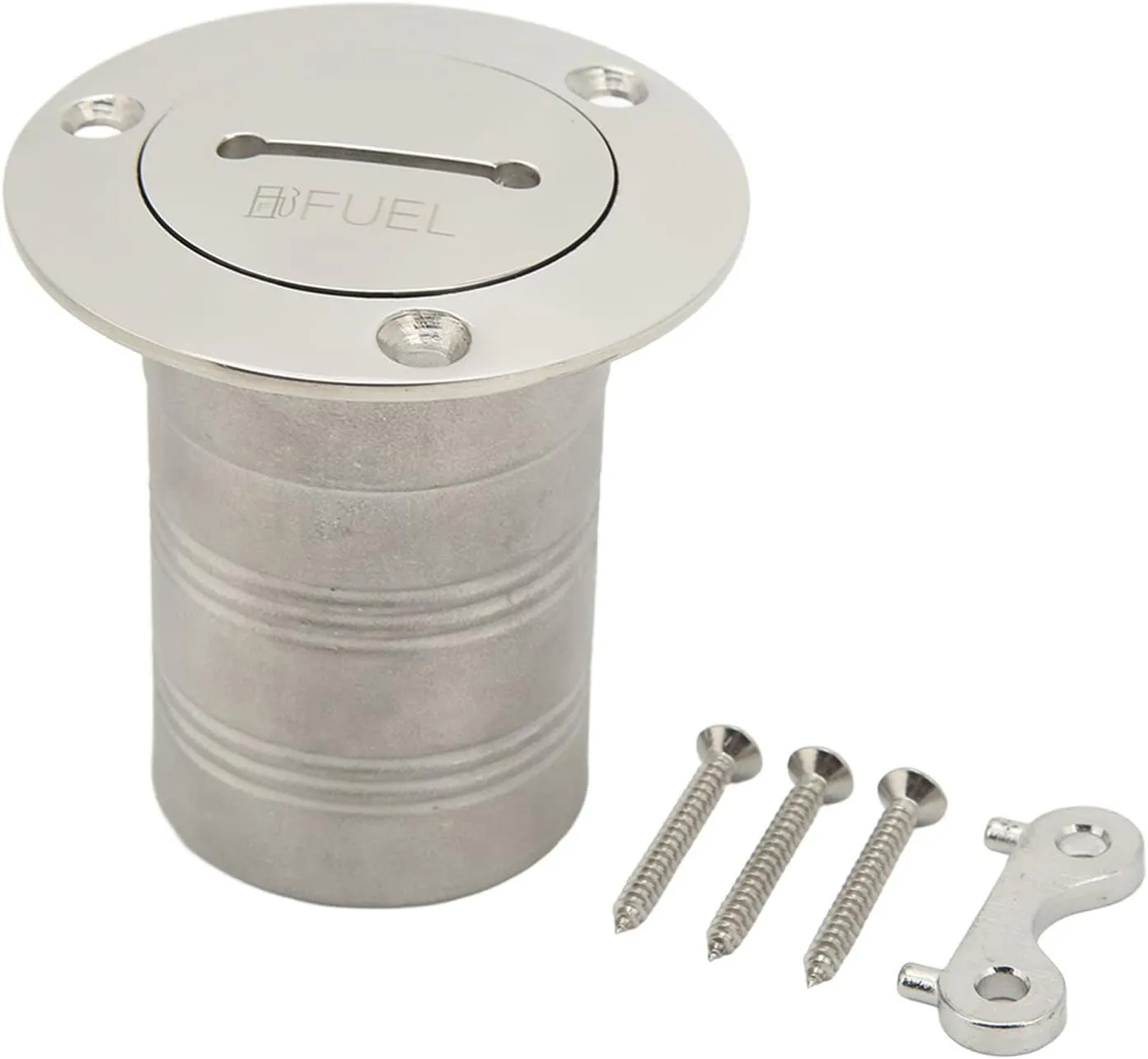 Stainless Steel Deck Filler Port 316 Marine Filler Ports for Yachts Boats Trailer Tanks