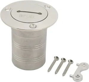 Stainless Steel Deck Filler Port 316 Marine Filler Ports for Yachts Boats Trailer Tanks