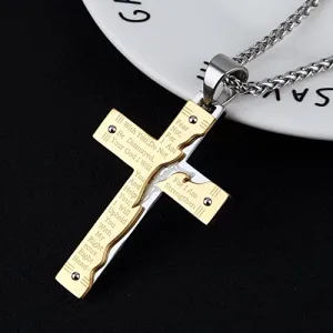 Stainless Steel Spiritual Necklace For Men's