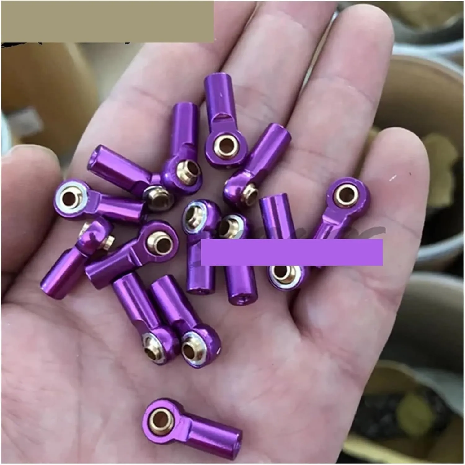 Steering Linkage Servo Link 10Pcs Metal M3 Aluminum Link Tie Rod End Ball Joint 110 RC Car Crawler AXIAL SCX10 D90 D110 Fit for Tamiya Racing Direction Pull Rod Steering Pull (Color : Black)