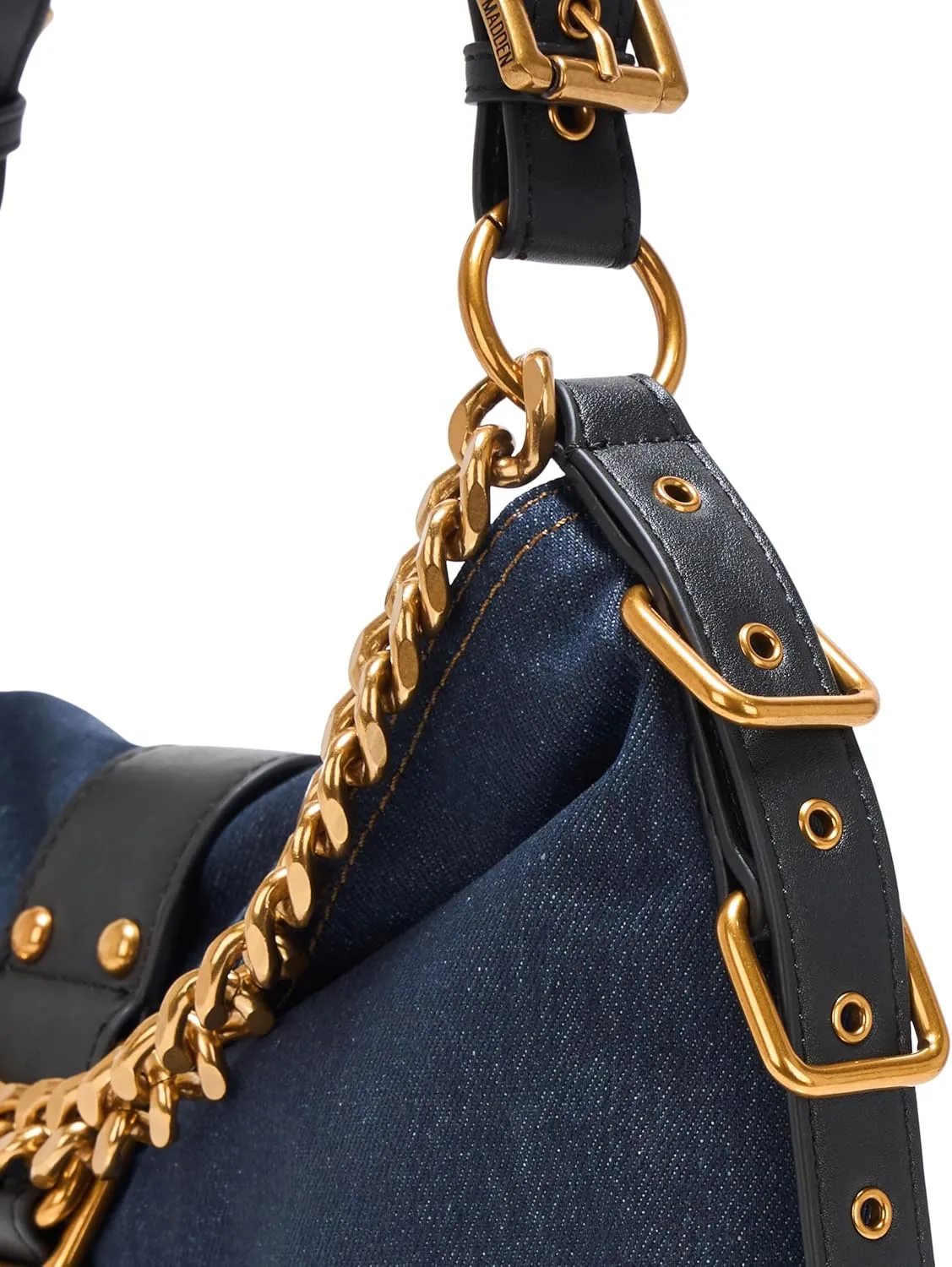 Steve Madden Alyssa-b Hobo with Buckle and Chain