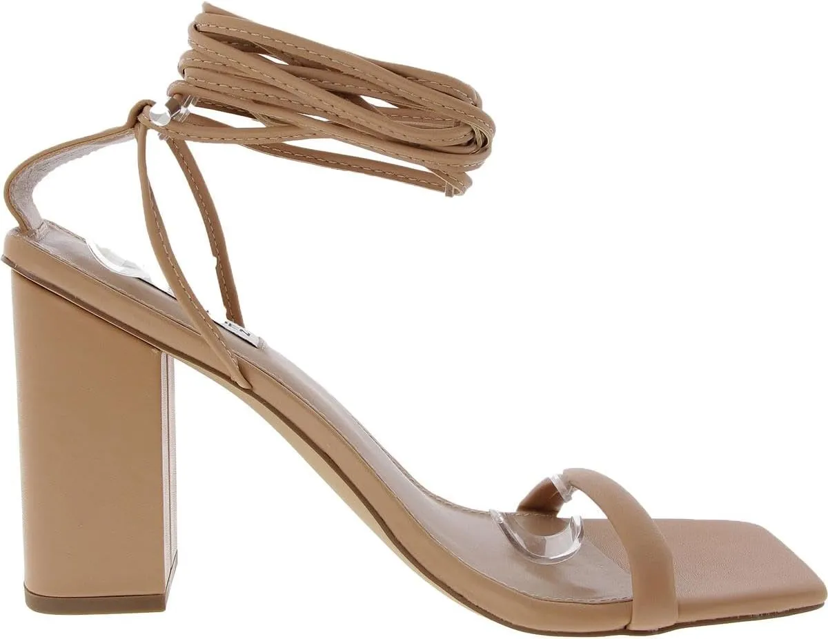Steve Madden Womens Natasha Lace-Up Faux Leather
