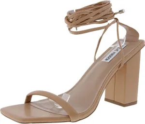 Steve Madden Womens Natasha Lace-Up Faux Leather