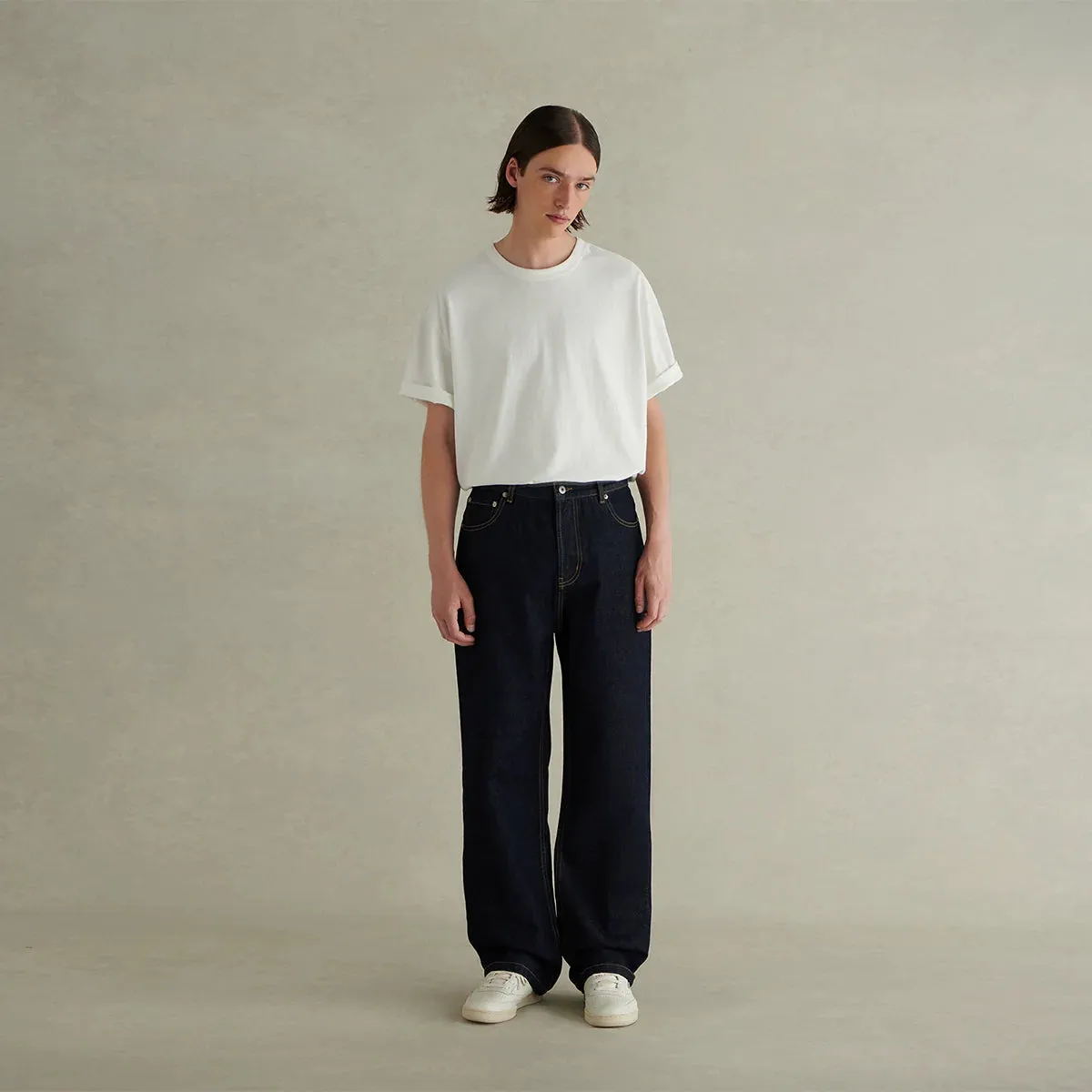 Straight Fit Denim Jeans