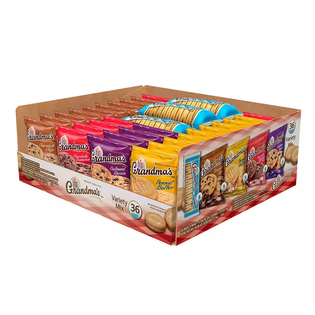 Streamlined Record-breaking sale 36 Pack, Cookies Grandma's pk. Variety