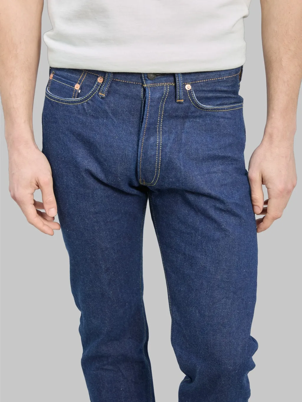 Studio D'Artisan SP-117 15oz "Ai-Sa" Sakura 45th Anniversary Tapered Jeans