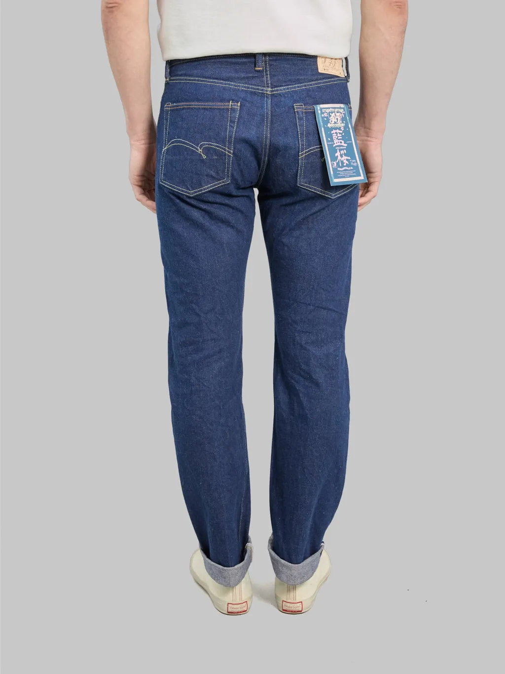 Studio D'Artisan SP-117 15oz "Ai-Sa" Sakura 45th Anniversary Tapered Jeans