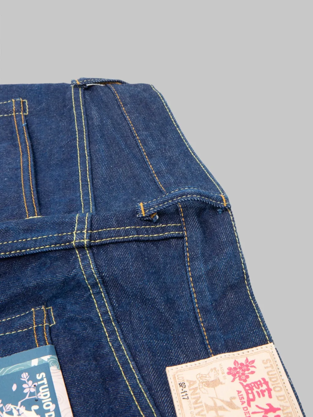 Studio D'Artisan SP-117 15oz "Ai-Sa" Sakura 45th Anniversary Tapered Jeans