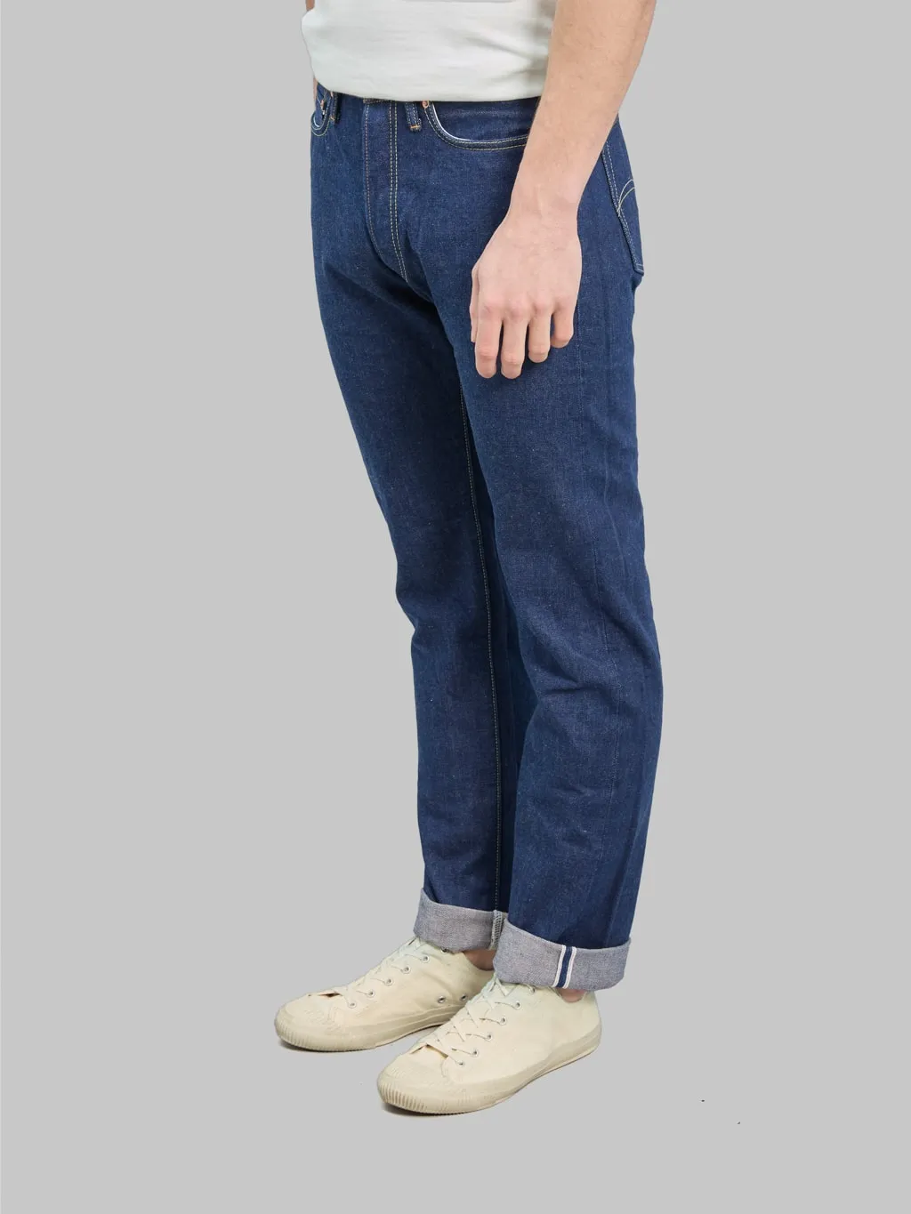Studio D'Artisan SP-117 15oz "Ai-Sa" Sakura 45th Anniversary Tapered Jeans