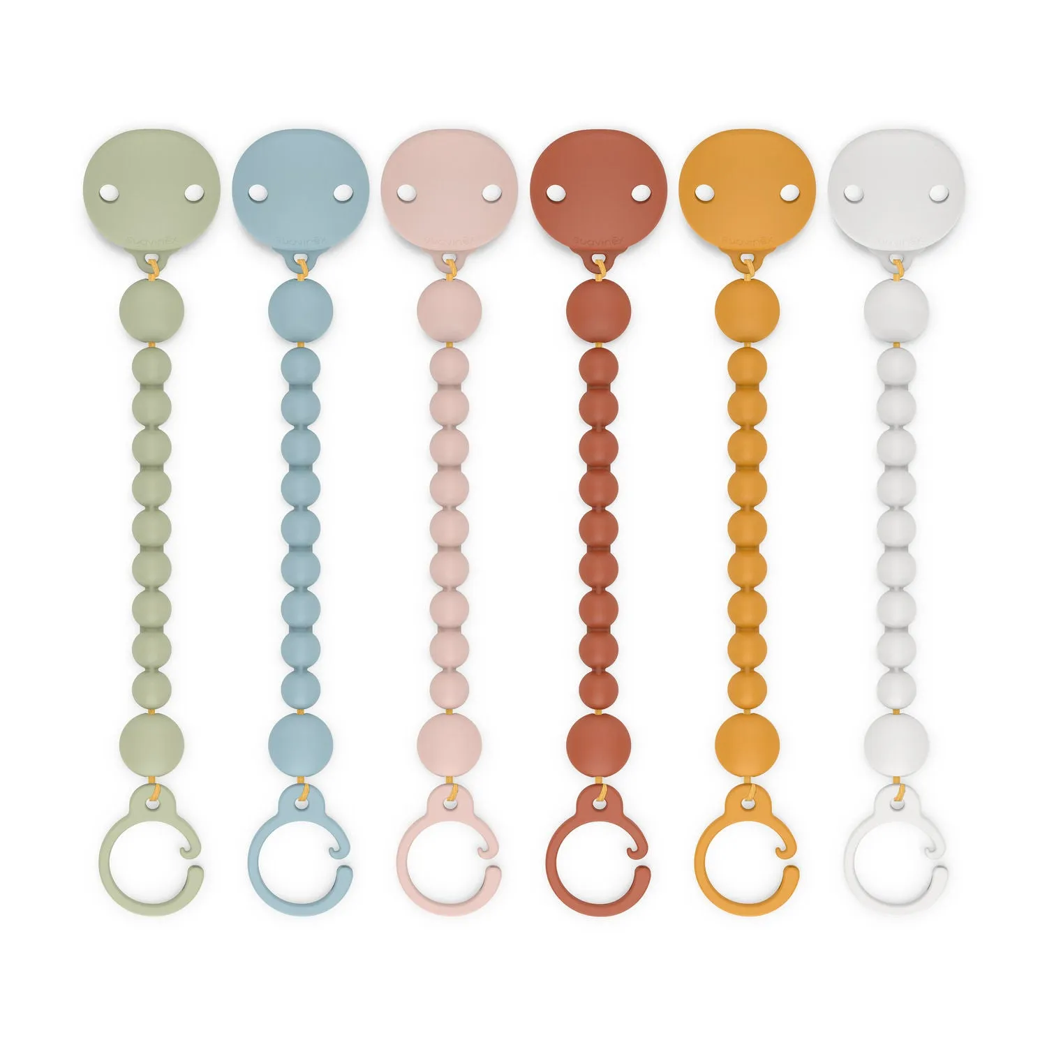 Suavinex Colour Essence Silicone Bobble Soother Clip - Blue