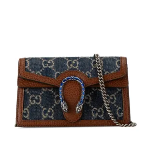 Super Mini GG Denim Dionysus Crossbody