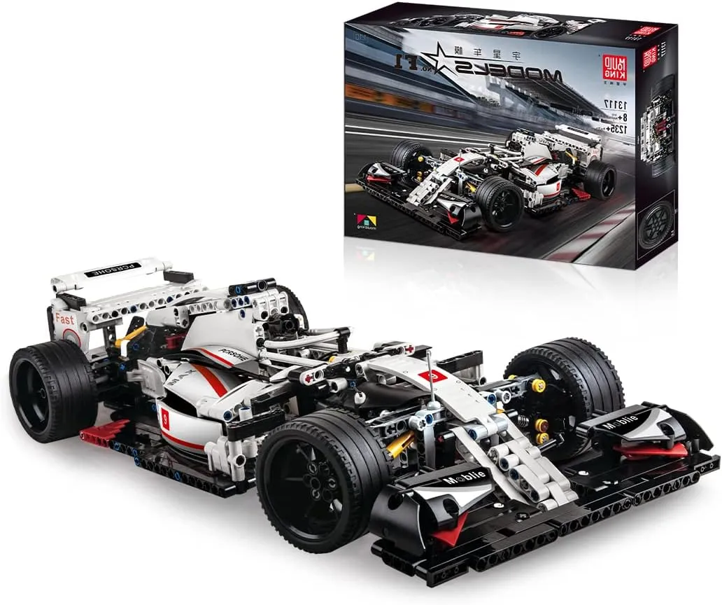 Super Racing Car MOC Building Model, Blocks Set Model Build & Display Collection, Gifts for Adults and Kids 8  Collections Enthusiasts (1235 Piece)