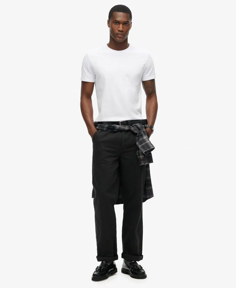 Superdry Men's Essential Logo EMB T-Shirt, Optic