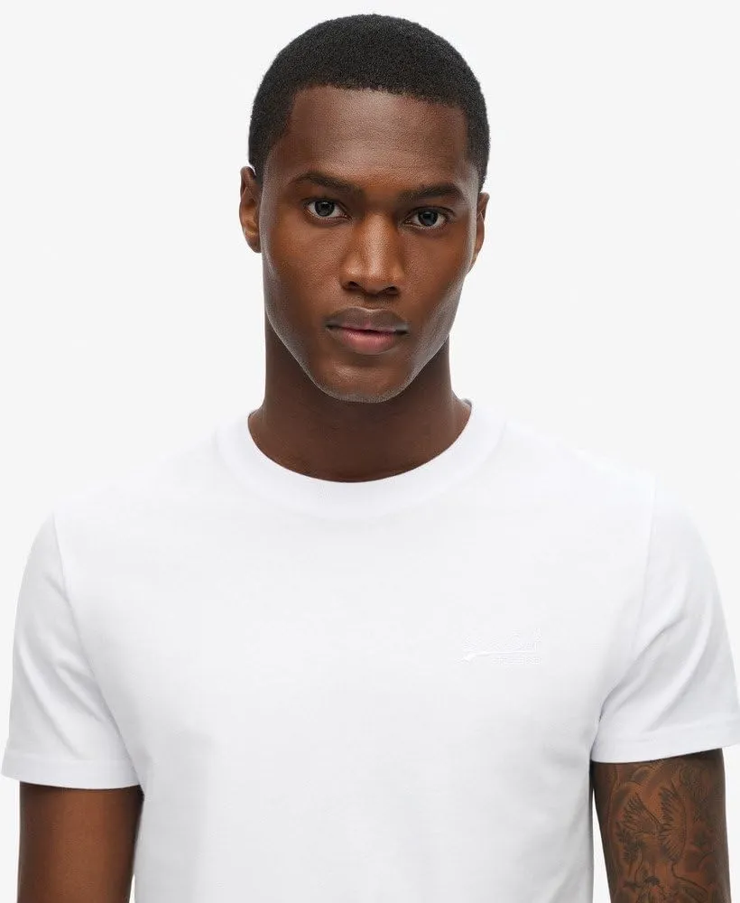 Superdry Men's Essential Logo EMB T-Shirt, Optic