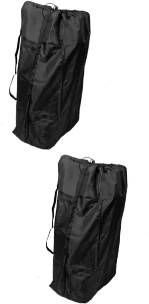 SUPVOX 2pcs Stroller Travel Bag for Airplane Heavy Duty Storage with Dual Shoulder Straps Protects Single Double From Damage at Airline Gate
