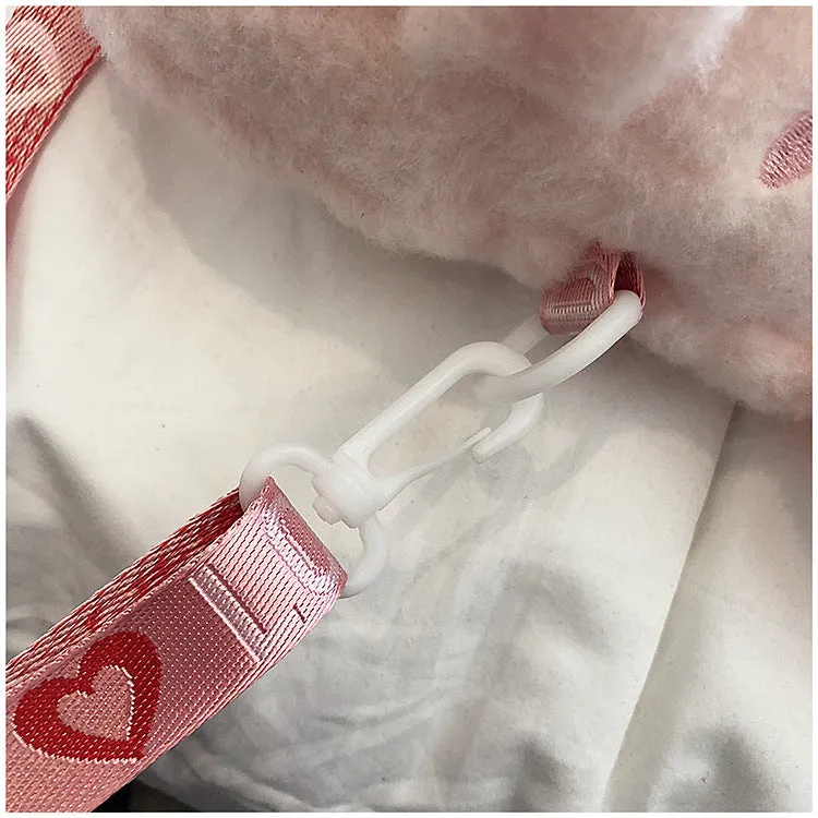 Sweetheart Plush Bunny Shoulder Bag