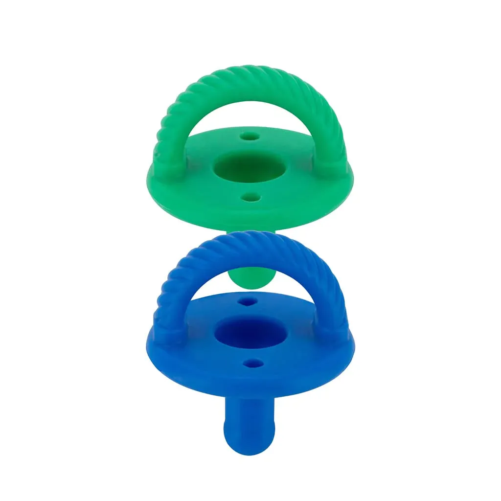 Sweetie Soother Pacifier Set (2-pack) - Clover   Hero Blue Cable