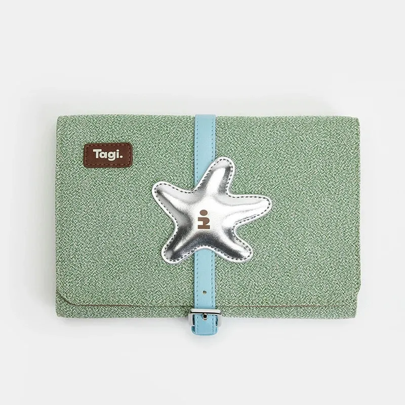 Tagi Star Folding Jewelry Bag Forest Sesame
