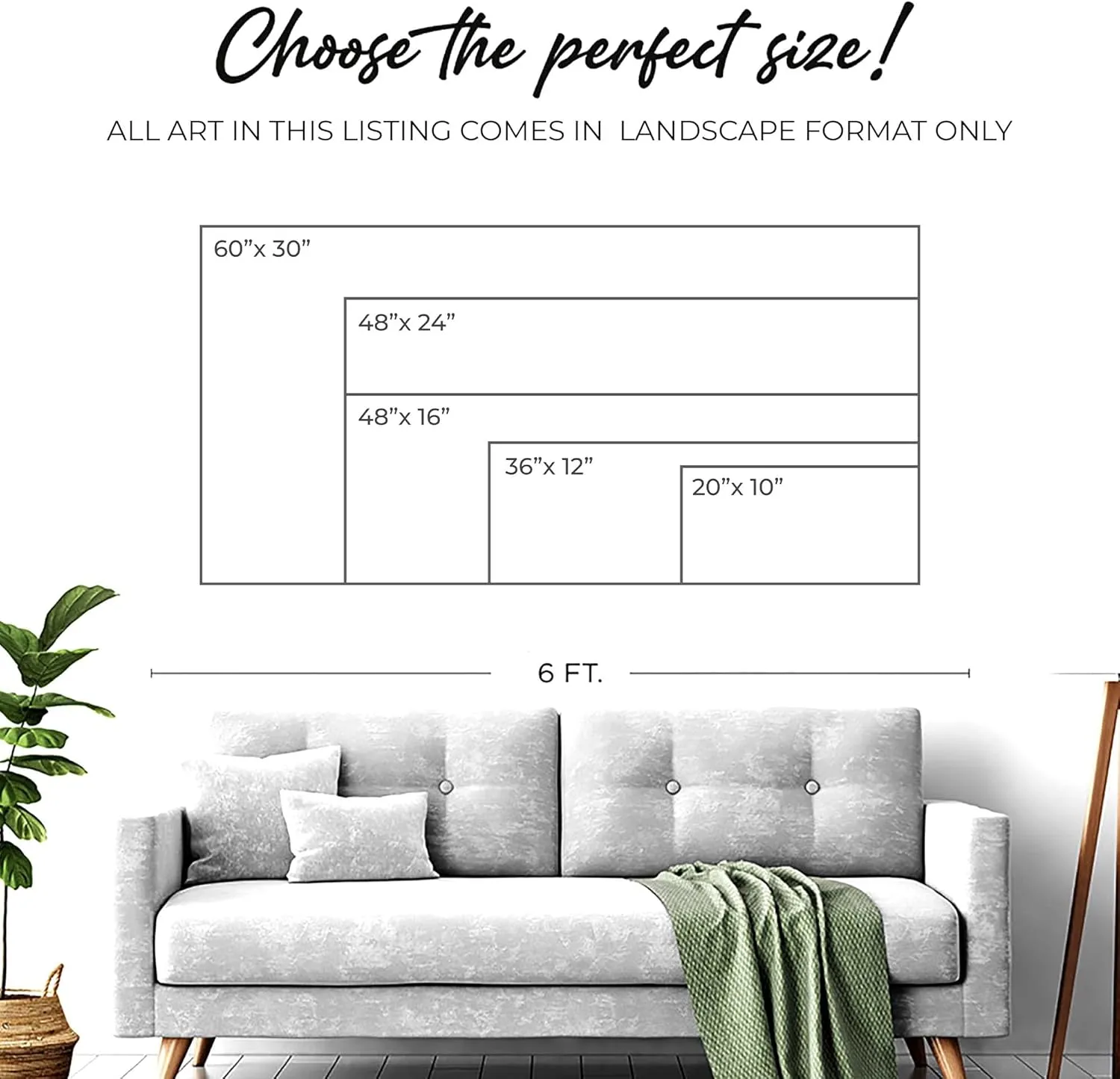 TAILORED CANVASES Custom Lake House Sign - Large Rustic Print Decor Canvas Wall Art for Living Room, Bedroom, Kitchen & Entryway - Welcome To Our Lakehouse - White Background w/Black Border, 20x10in