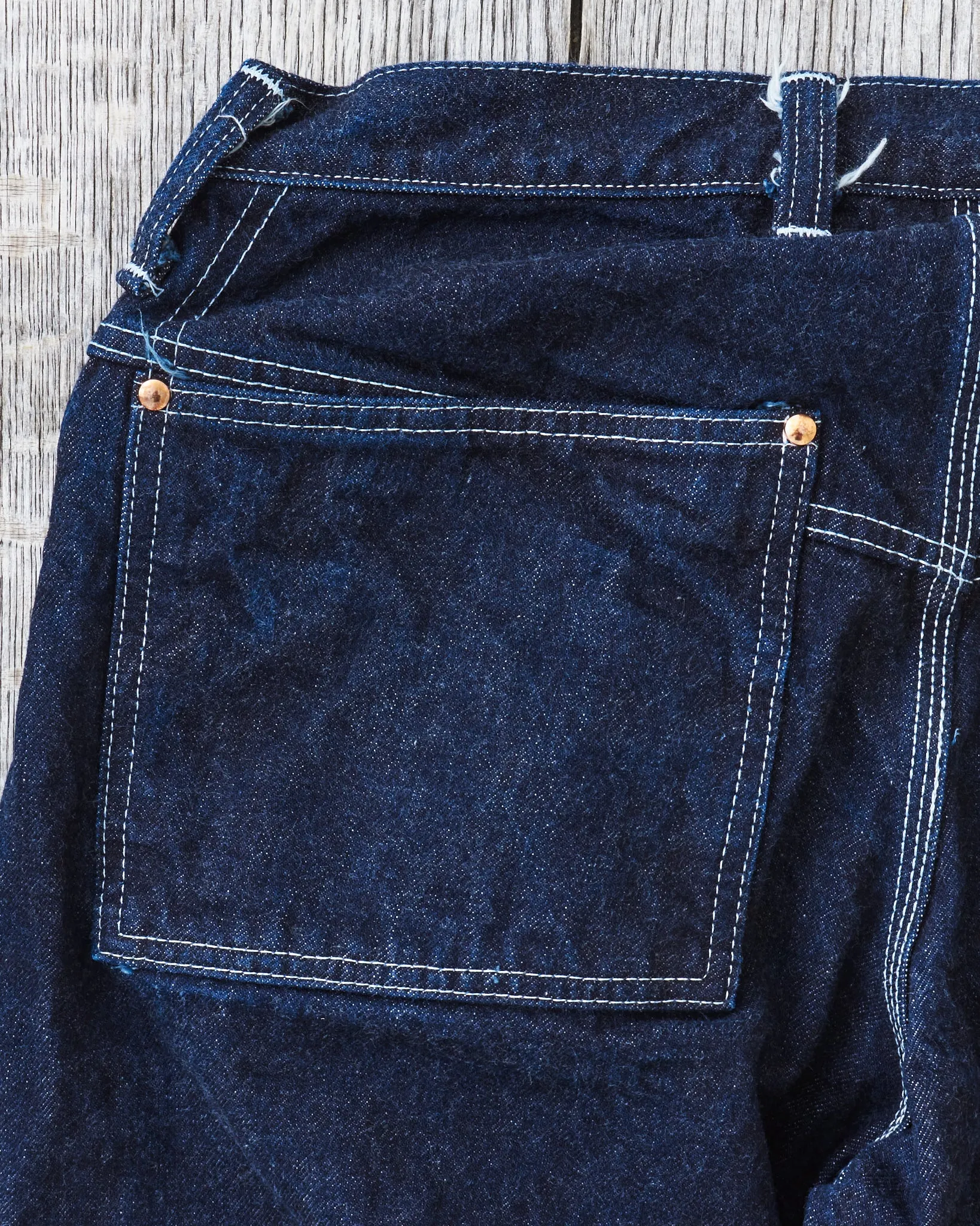 Tender Type 136 Oxford Jeans 16 oz Rinsed Selvage Denim