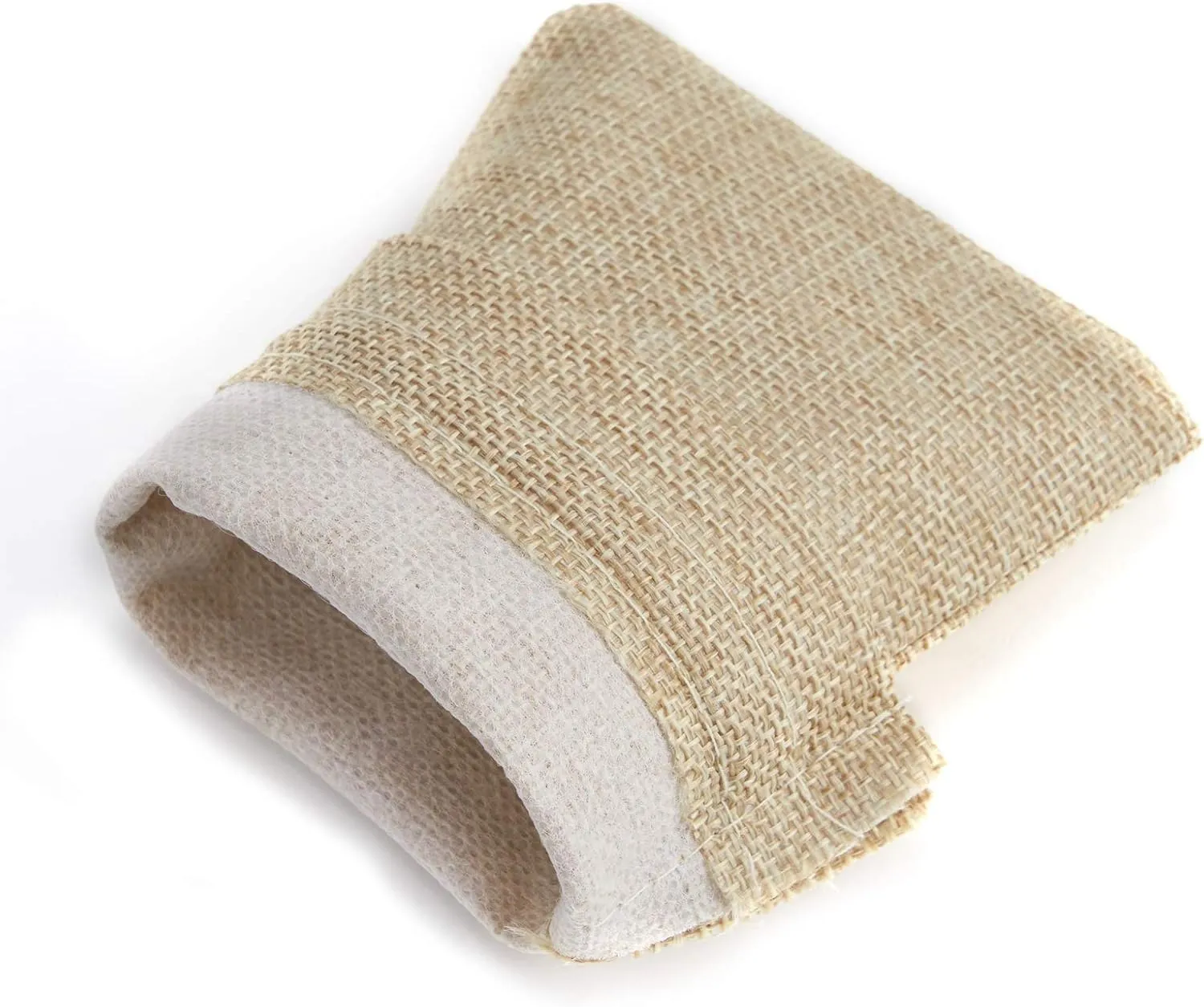 Tendwarm 50 Pcs 4x6 Inch Burlap Gift Bags with Drawstring Recyclable Linen Sacks Jewelry Bag for Wedding Party Favors DIY Craft