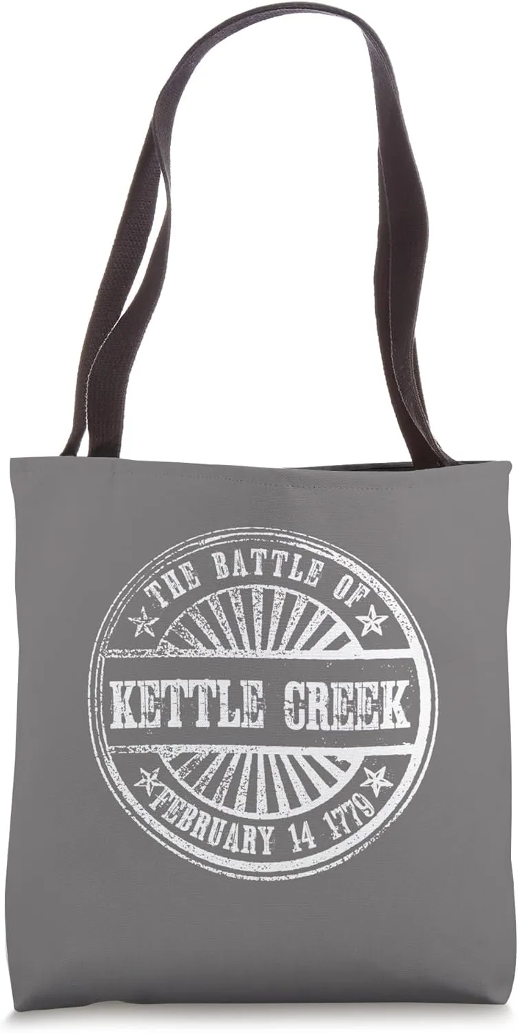 The Battle of Kettle Creek Revolutionary War 1779 Rustic Tote Bag
