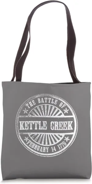 The Battle of Kettle Creek Revolutionary War 1779 Rustic Tote Bag