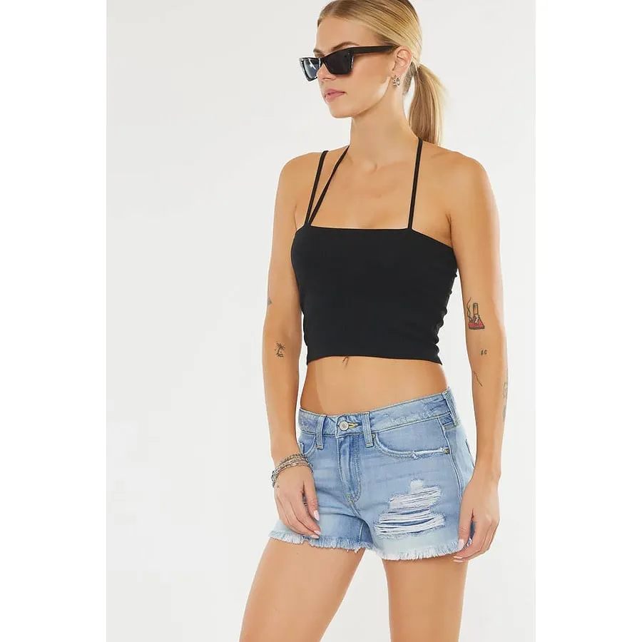 The Brittany Mid Rise Boyfriend Jean Shorts