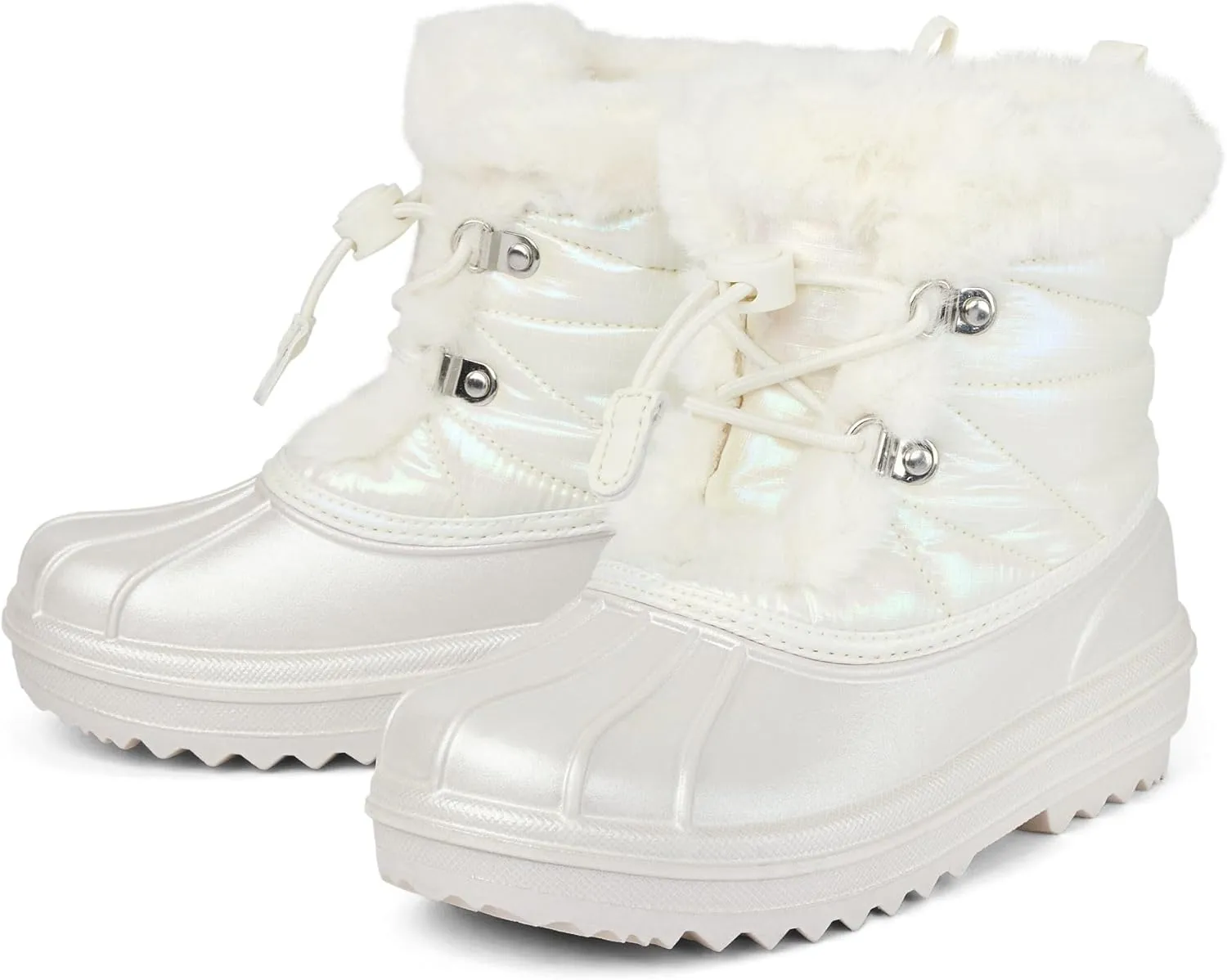 The Children's Place Girls' Faux Fur Trim Winter Snow Boot
