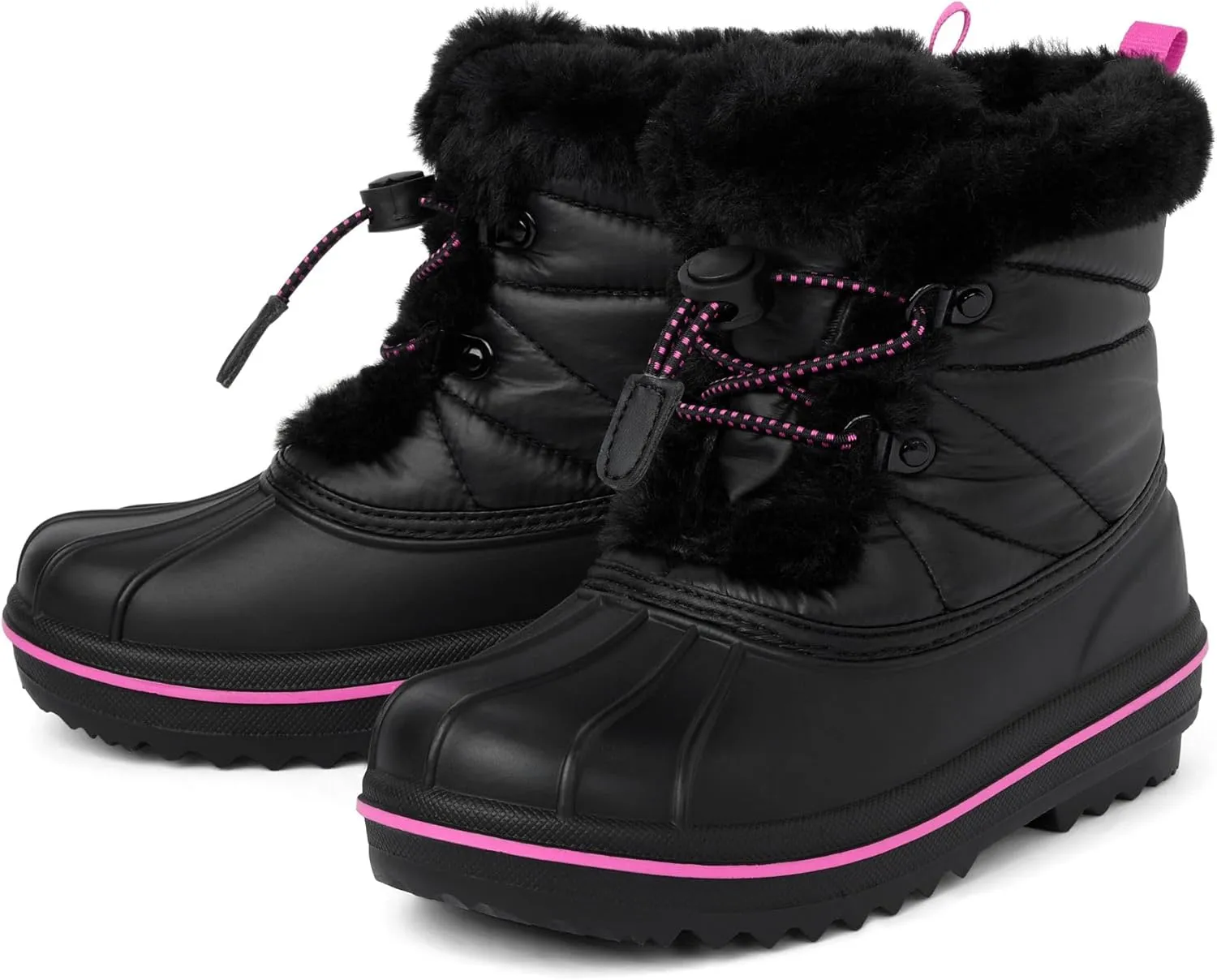 The Children's Place Girls' Faux Fur Trim Winter Snow Boot