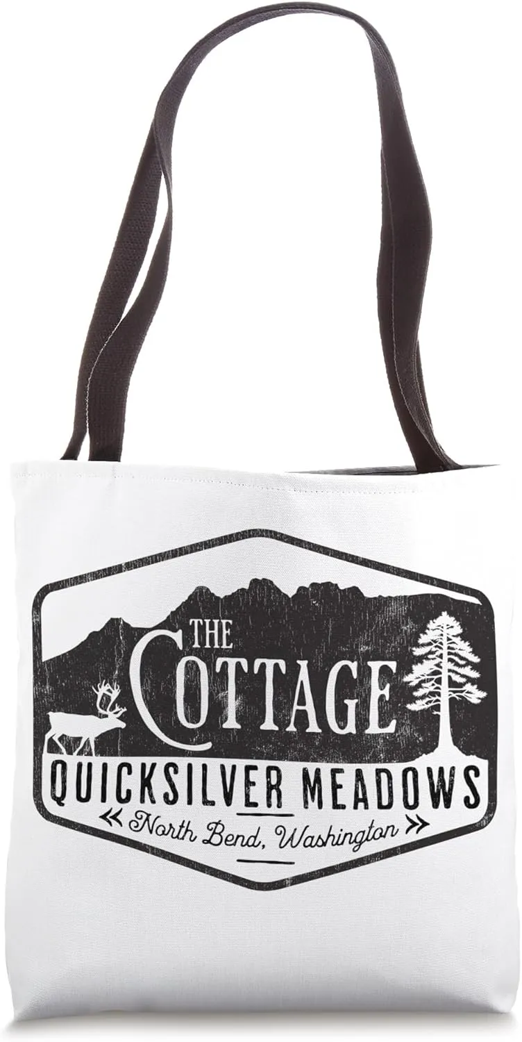 The Cottage Rustic Wilderness - Dark Graphic Tote Bag