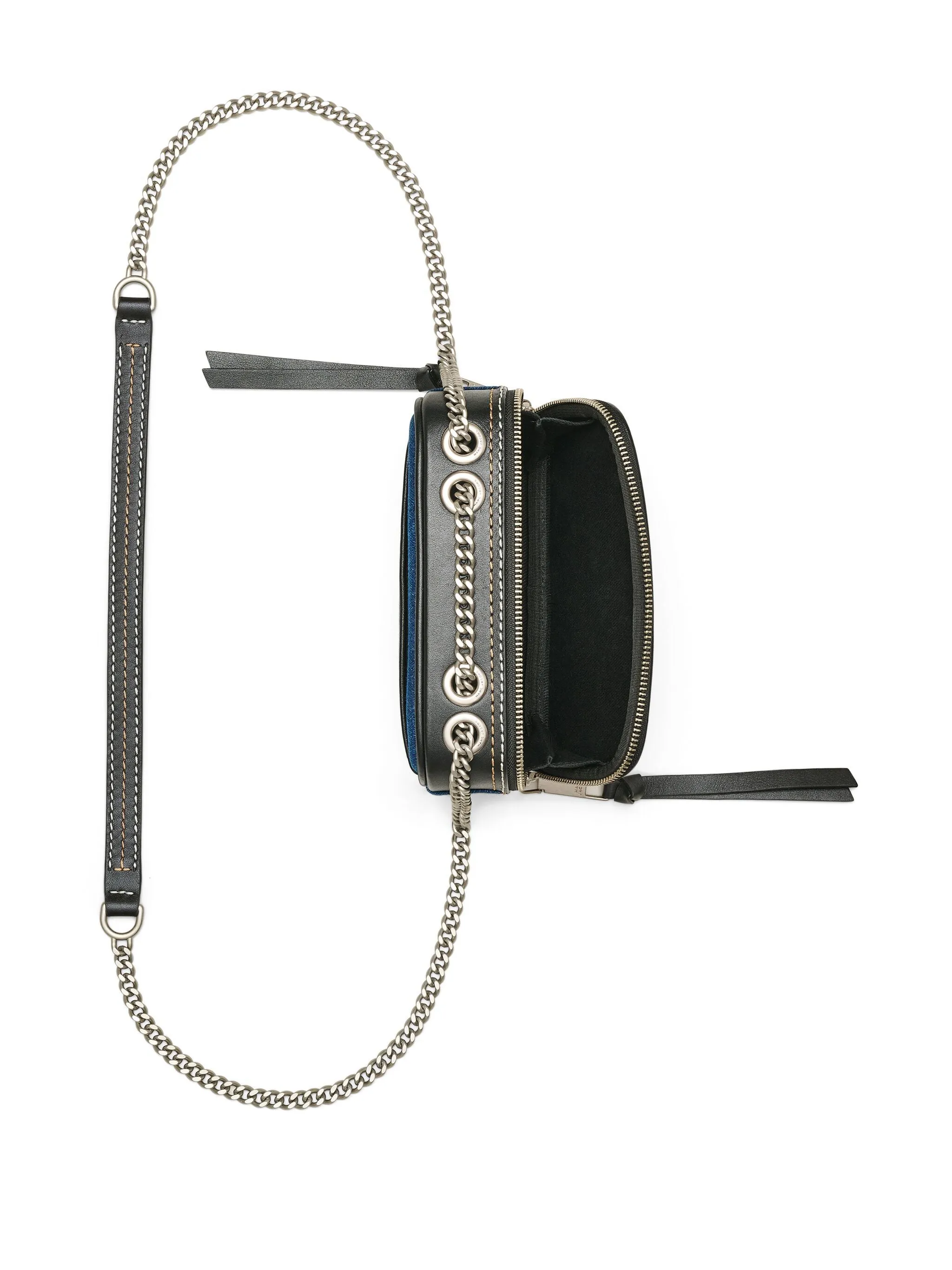 The Denim Chain Crossbody Bag