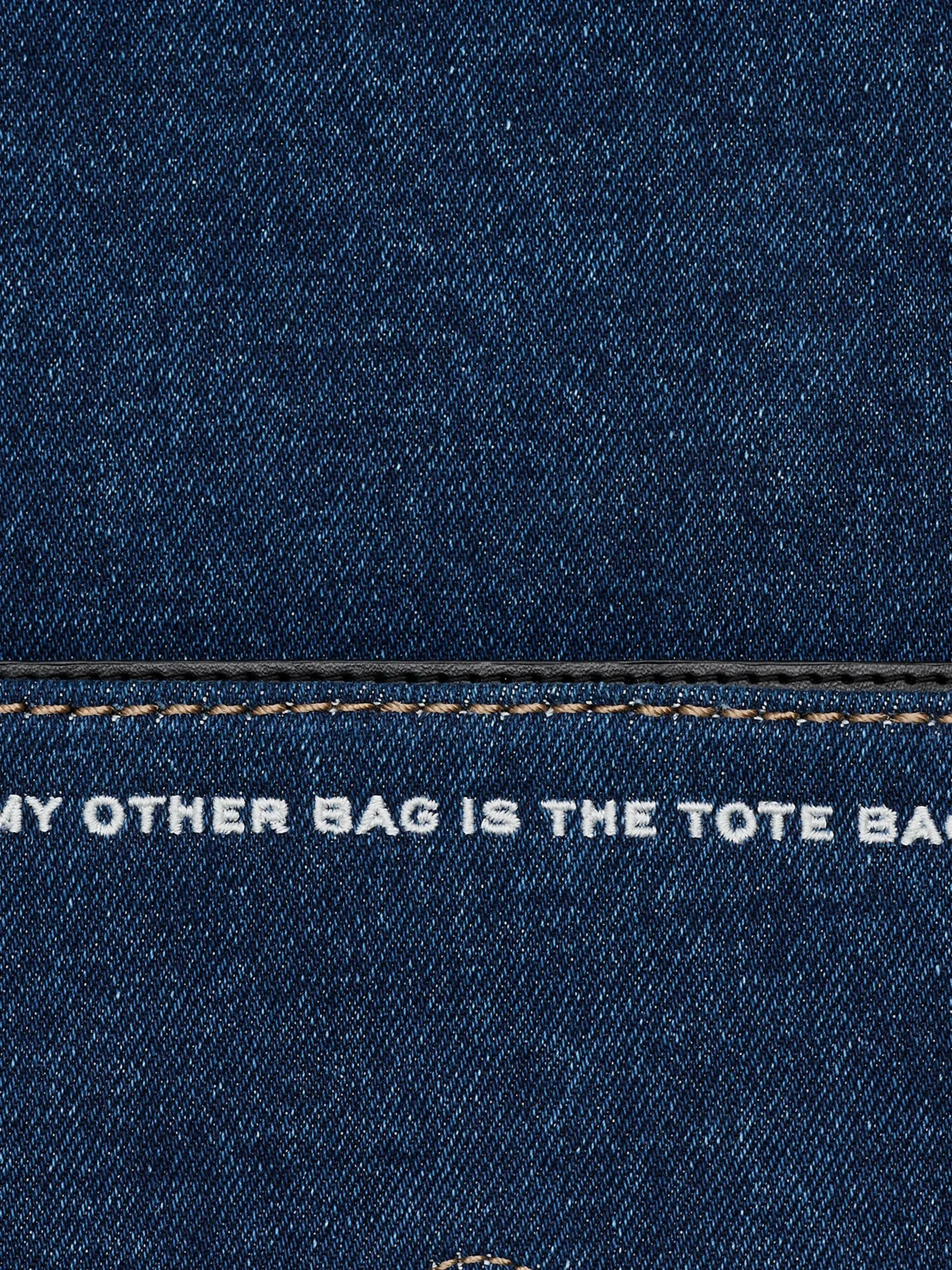 The Denim Mini Chain Bag