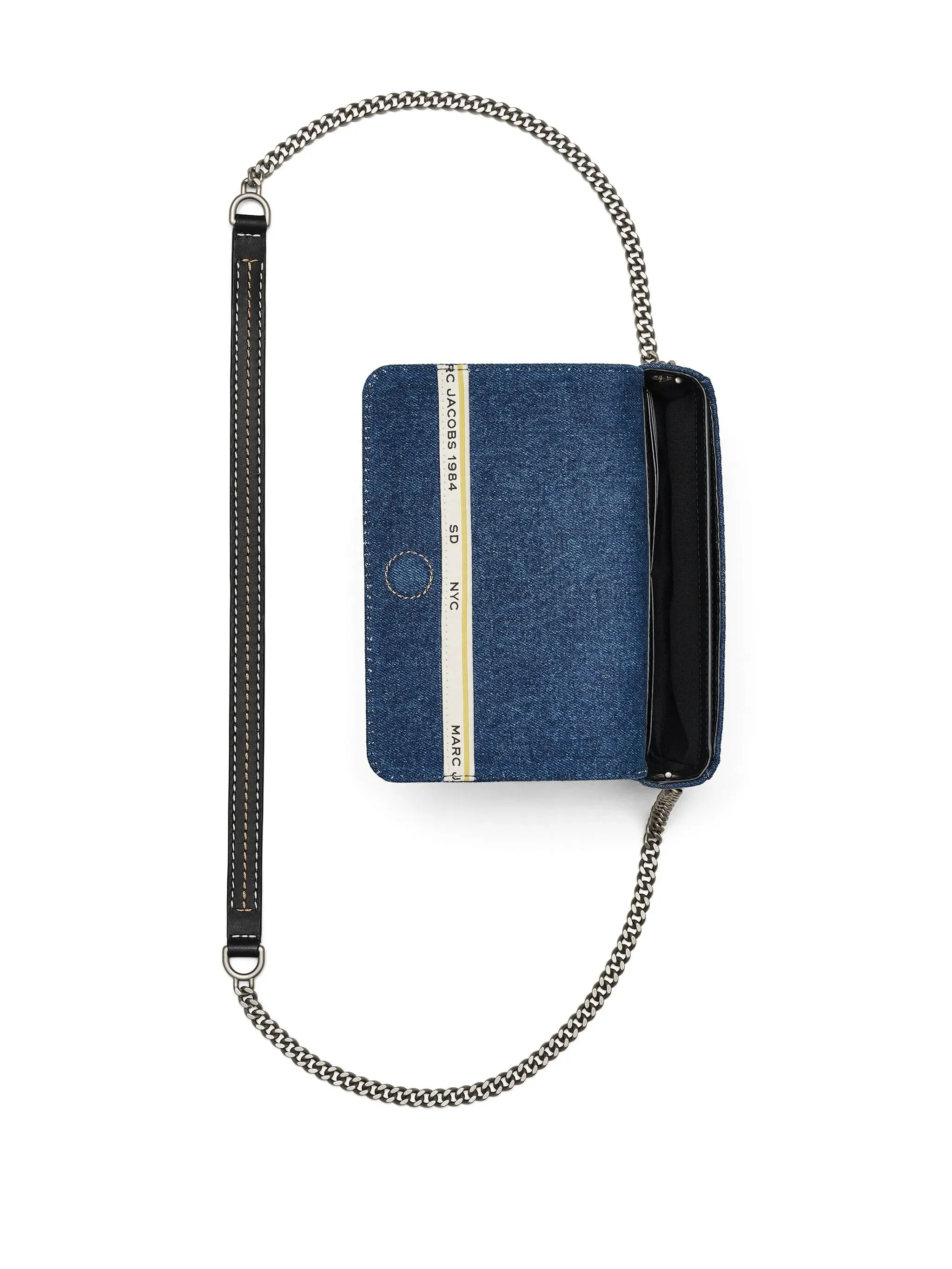 The Denim Mini Chain Bag