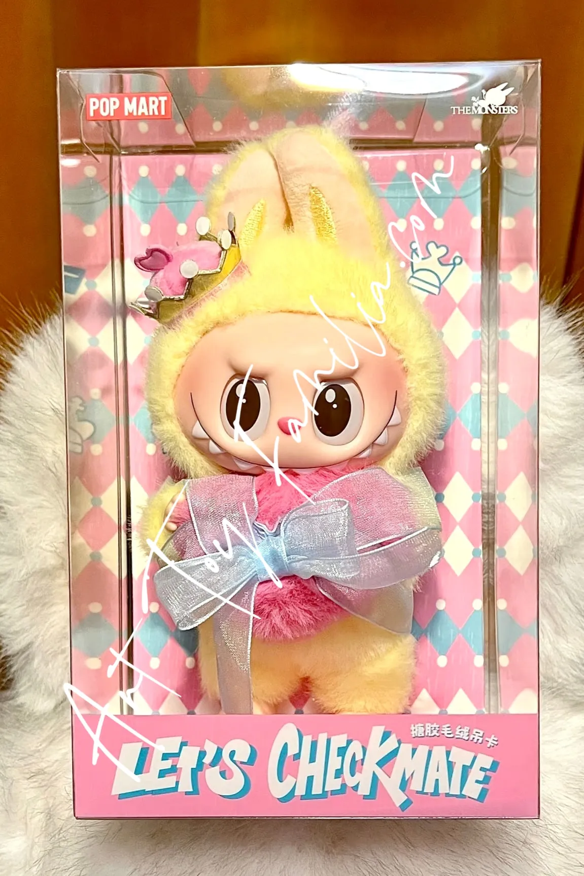 The Monsters Let's Checkmate Sreies-Vinyl Plush Hanging Card - 象棋大冒险系列 - 搪胶毛绒吊卡